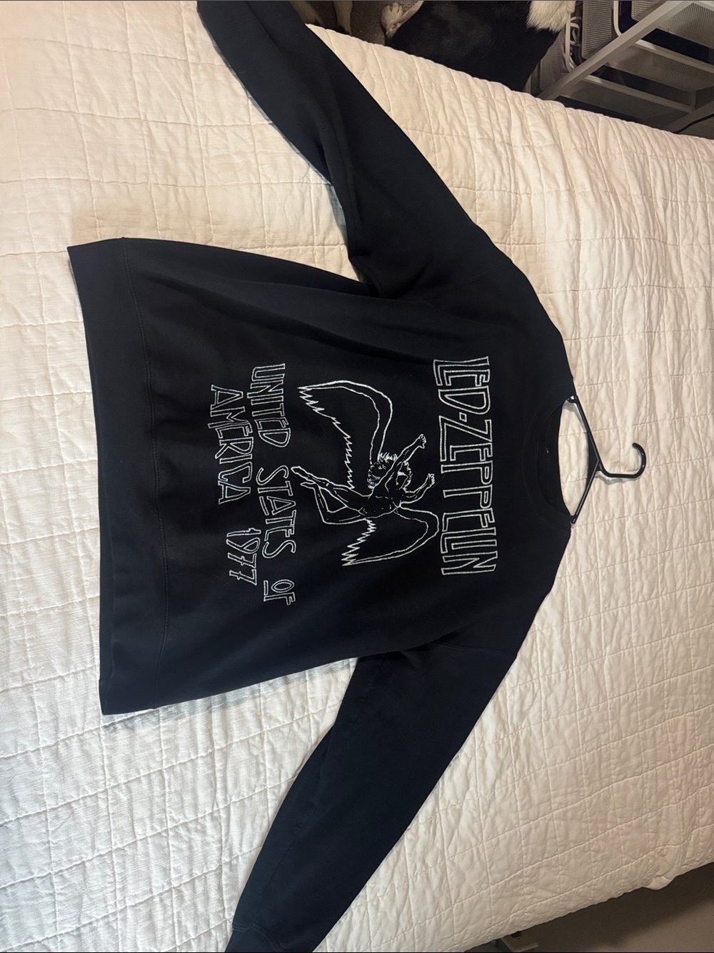 Led Zeppelin Black Crewneck Sweatshirt - Women's